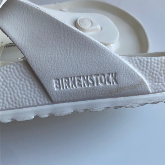 Birkenstock Gizeh Essentials EVA Sandals in White Womens size 9 - Picture 4 of 5